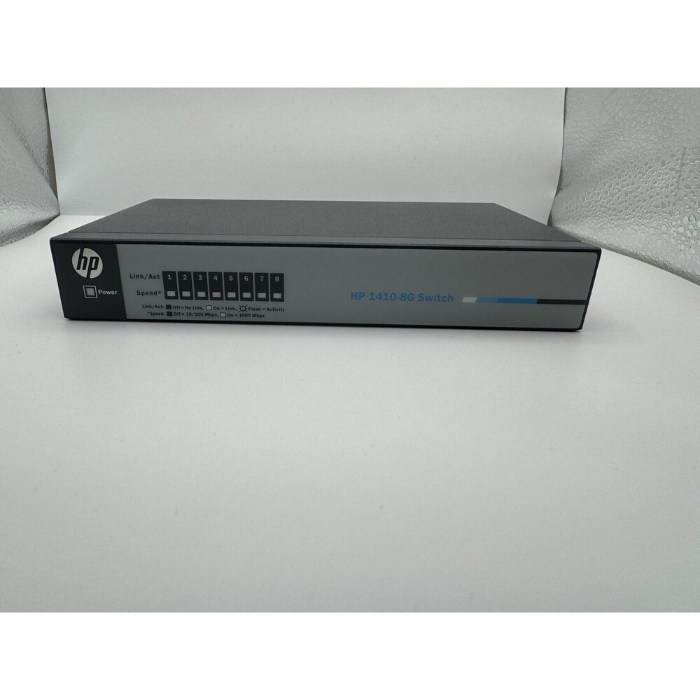 HP 1410 8G Switch 8 Ports Powers On Read Description